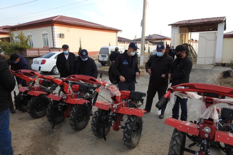 FAO provides agriculture equipment to low-income smallholders of Kashkadarya region